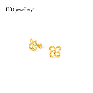 MJ Jewellery Gold Earrings S153 375 Gold & 916 Gold