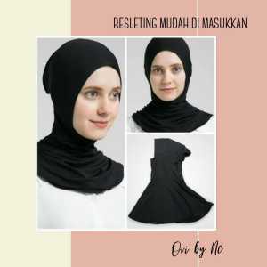 CIPUT INNER NINJA CEMOL RESLETING BAHAN KAOS JERSEY PREMIUM DALAMAN HIJAB INER CEPOL ZIPPER RESLETING BAHAN TEBAL ADEM