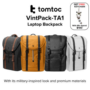 tomtoc VintPack-TA1 17L Laptop Backpack