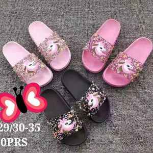 Sandal Selop Anak Unicorn Glitter SDL304