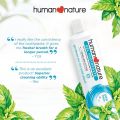 Human Nature Natural Gel Toothpaste 99.51% Natural (No Harmful Chemicals). 