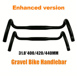 31.8mm Flared Gravel Drop Bar | Ultralight Aluminum Bike Handlebar 400/420/440mm