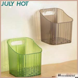 [JULYHOT] 1pcs Kitchen Garlic Ginger And Onion Transparent Storage Basket Wall-Hanging Small Wall-Mounted Storage Box Storage Rack