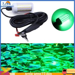 【Hospor】12V LED Fishing Trap Light Corrosion Resist Ultra Bright Underwater Lamp Fish Gathering Lamp for Prawns Squid Krill