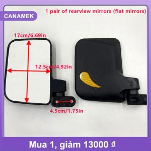 【CANAMEK】 2pcs mùa hè Ebike Side gương Side gương cho Ebike Bộ ba bánh gương chiếu hậu phụ kiện