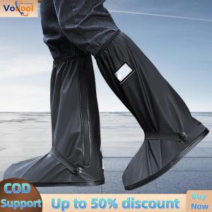 【Vodool Auto Center】 Creative Cycling Bike Rain Boot Waterproof High Tube Rain Shoe Cover Rainproof Outdoor Boot Reusable for Motorcycle Riding Bike