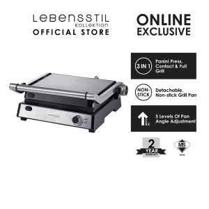 Lebensstil Kollektion 3-In-1 Electric Table Grill | LKTG-1001X