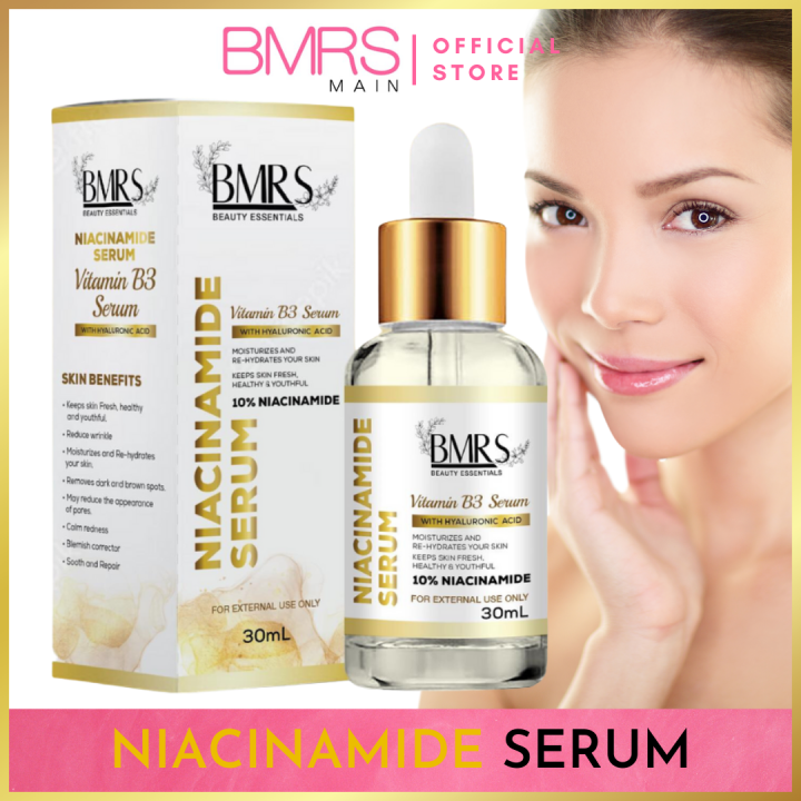 ORIGINAL BMRS NIACINAMIDE SERUM Vitamin B3 Serum with Hyaluronic Acid ...