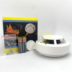 Portable Independent Smoke Detector Fire Alarm Photoelectric Sensitive Sensor Alarm For Family Guard  Easy Install