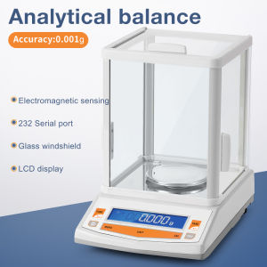 เครื่องชั่งวิเคราะห์ความสมดุลในห้องปฏิบัติการที่มีความแม่นยำสูง200ก.