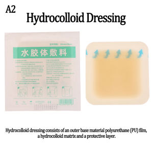 Alginate Wound Dressing Hydrocolloid Dressing Polyurethane Foam Dressing Highly Absorbent Non-stick Medical Sterile Wound Ulcer Healing Patch