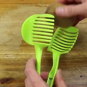Aluminum Alloy Slicer Clip Tomato Lemon Onion Crusher Holder Tongs Handy Fruit Tool for Cutting Kitchen Accessories