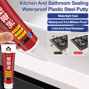 Kitchen And Bathroom Special Plastic Steel Mud Waterproof Anti-Mould Kitchen Sealant door and window edge sealing adhesive
