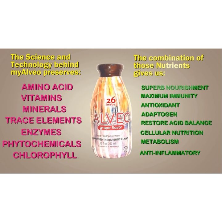 Alveo 26 Herbs Food Supplements 290ml Lazada PH