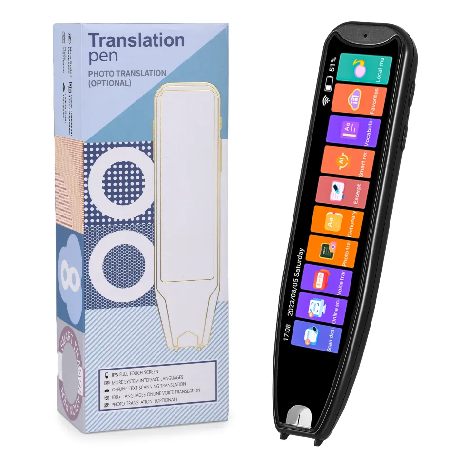 Upgraded Scan Reader Pen – 134 Language Translator, Offline Scanning, Voice Translation For Travel & Study