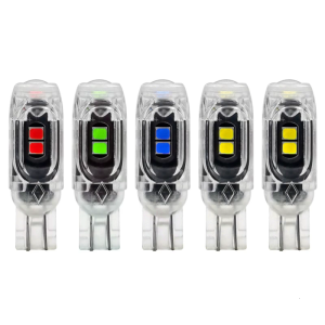 Set of 4 LED Bulb Interior Position Lamps Automotive Interior Light PCB Texture Suitable for License Plate Repairing