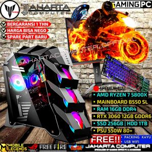 PC GAMING RYZEN 7 VGA RTX RAM 16GB - PC EDITING FULLSET - PC GAMING MURAH SIAP PAKAI