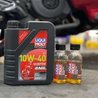 Nhớt xe ga Liqui Moly Scooter Race 10W40 nhập khẩu Đức [Mua 5 tặng 1 phểu]