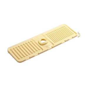 Kitchen Silicone Faucet Mat Reusable Drying Mat Dish Sponge Drying Mat Draining Water Sponge Kitchen Sink Protection水龙头沥水垫