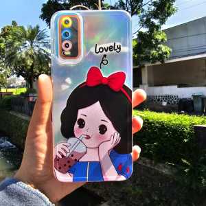 Case Hologram Fashion ( PRINCES ) INFINIX SMART 8 SPARK 20 SPARK 20C SPARK GO 2024 HOT 40i HOT 9 PLAY INF. NOTE 30 4G HOT 30i HOT 40 PRO HOT 40 SPARK 20 PRO Casing Hologram Aurora Markas Kesing