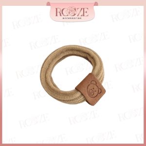 Ikat Rambut Gambar Beruang Kunciran Anak Perempuan Model Bear Tag Scrunchie Ponytail Mini Korean Style