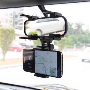 ที่วางมือถือในรถยนต์ติดกระจกมองหลัง / ที่ยึดมือถือในรถที่จับมือถือ CAR Rear View Mirror Mount