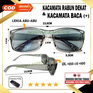 Kacamata Baca Plus (+) Fashion Style Pria Dan Wanita Kekinian +0.50 s/d +4.00 / Kacamata Rabun Dekat Kacamata dewasa kekinian bestseller Terbaru dengan lensa anti silau