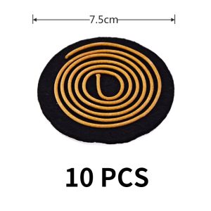 10Pcs 7-15cm Diameter Incense Burner Ash Catcher Pad Fireproof Mat Flame Retardant Cotton 10片装防火棉 5种尺寸