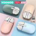 YOOGOO Mouse Wireless Gaming 2.4GHz Optical 800 - 1600DPI Mouse Gaming Untuk Windows Silent Mouse Untuk PC Laptop. 