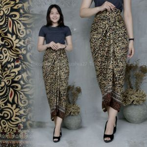Rok Lilit Batik Bawahan Kebaya Kondangan Wisuda Seragaman Rok Serut Batik Wrap Skirt VOL.2
