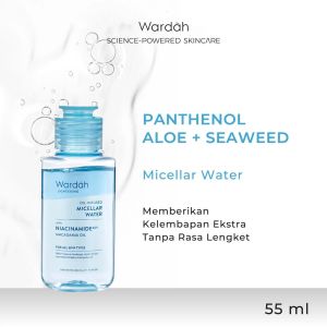 WARDAH Lightening Oil-Infused Micellar Water 55ml | 100ml | 240ml - Make Up Remover dengan Advanced Niacinamide