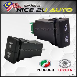 Toyota / Perodua LED Light Fog Light Light Bar Switch Vios Alza Myvi Viva
