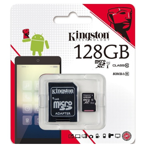 Thẻ nhớ MicroSD 128G Kingston Class 10