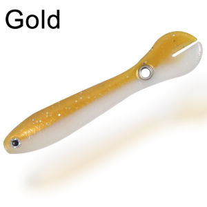 1PCS 6g/10cm grumpy loach 12colors soft plastic fishing lure 3D eyes slow sinking bionic soft swimming bait saltwater freshwater