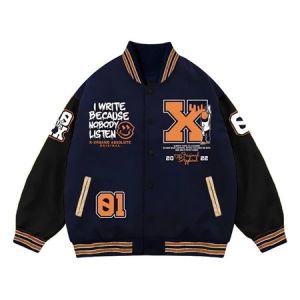XUA Jaket Varsity Baseball Reckless New Series