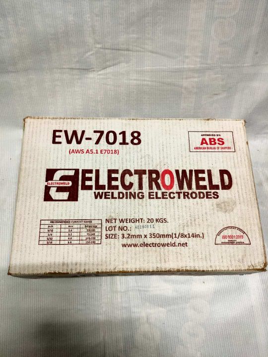 WELDING ROD 7018 6011 6013 2.5MM 3.2MM 20KG PER BOX Lazada PH