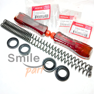 PAKET PER AS SHOCK DEPAN MOTOR KHARISMA SUPRA X 125 KARISMA OLD LAMA SET OLI SEAL SOK TUTUP ABU KPH