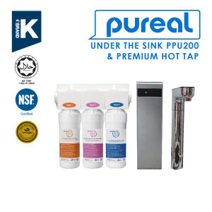(JAKIM HALAL) Pureal PPU 200 Undersink Water Filter with Instant Hot Tap