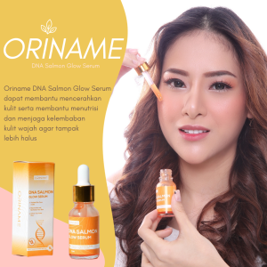 Oriname DNA Salmon Glow Serum Mencerahkan Menutrisi Melembabkan Menghaluskan Wajah