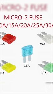 [FAST SHIP][Good Quality] Micro2 Car Automotive Fuse 10A/15A/20A/25A/30A For 10PCS/20PCS/30PCS