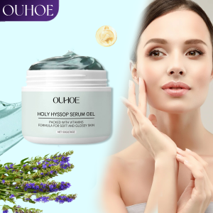 hot Hydrating Night Serum for Face Winter Skincare Moisturizer Vitamin C & E Anti-Dryness Repair Gel Festive Holiday Beauty Present