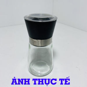 Lọ Xay Tiêu Nắp Nhựa Nắp Inox Lọ Xay Hạt Tiêu Cầm Tay Siêu Nhanh Cối Xay Tiêu Kiêm Đựng Tiêu Đa Năng Bằng Thủy Tinh Có Tay Cầm Vặn Tiện Lợi Dieulinhshop