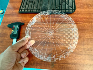 La bàn lập cực 24 sơn hướng đục lỗ - tiếng việt ( tùy chọn màu chữ )
