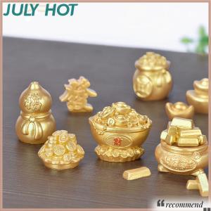 [JULYHOT] ฮวงจุ้ยมงคล Fa Cai กระเป๋าเงินทองต้นไม้โชคดีโชคดีนำโชคตามเทศกาลฤดูใบไม้ผลิงานฝีมือตกแต่งบ้านรถ