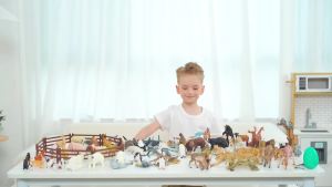 24Pcs Simulation Shark Ocean Animal Model ToySea Turtle Figures Dolls Action Figurines Toys for Children Set Gift