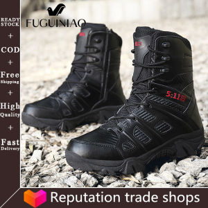 รองเท้าบูทยุ 2021 รองเท้าบูท คอมแบทสำหรับผู้ชาย รองเท้าคอมแบทสำหรับผู้ชาย รองเท้าบูท น้ำสายดำ มิตรดินปอร์เทอร์ รองเท้าบูท รองเท้าคอมแบทสำหรับผู้ชาย