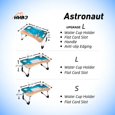 HHB3 Foldable Laptop Table Mini Desk Multifunctional Portable Study Desk Children Home Office Fastship Multiple Colors