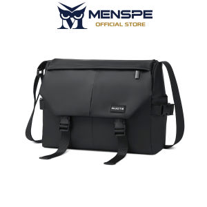 MENSPE Men Bags Mens Shoulder Bag Cross Body Bag Leisure Messenger Bag Color Blocking Design Large Capacity Sling Bag Anti Theft Casual Bag Men Fashion Briefcase Waterproof Oxford Fabric for Sport Street Travel Outdoor