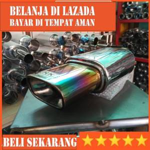 KNALPOT MOBIL RACING HKS KOTAK PIPIH RAINBOW BASS BULAT U AVANZA XENIA VIOS COROLLA ERTIGA SWIFT