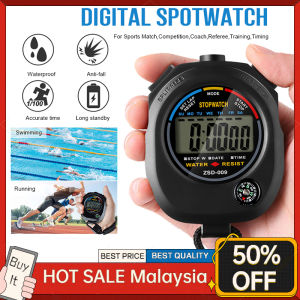 Sports Stopwatch Waterproof Digital LCD Chronograph Timer Counter accurate Sports Alarm Timer Stop Watch Pemasa 計時器秒錶 定时